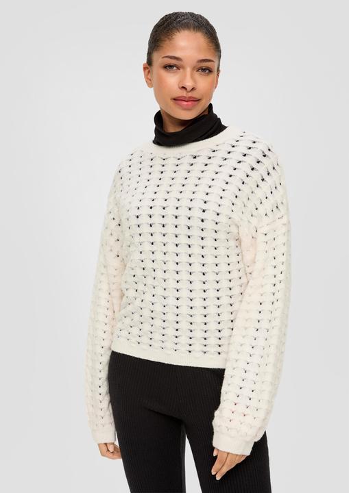 Image du produit s.Oliver Strickpullover Strickpullover aus Baumwollmix (S, XS)