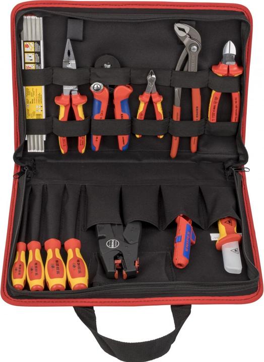 Actual product image Knipex Tool Bag Compact (14 pieces)