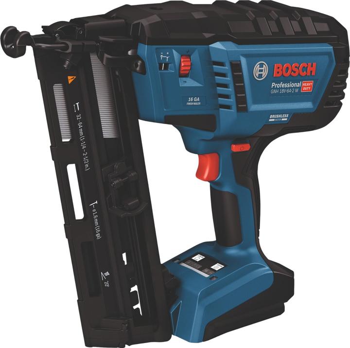 Actual product image Bosch Professional Bosch GNH 18V-64-2 M Professional Akku Holznagler 18 V 1,6 x 32 - 64 mm + 1x Akku 4,0 Ah - ohne