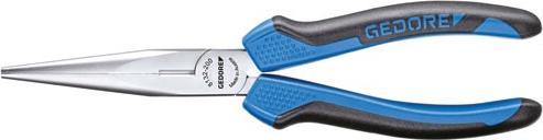 Gedore 8132-140 JC Flat Round Nose Pliers 140 mm 2K-Handle (140 mm)