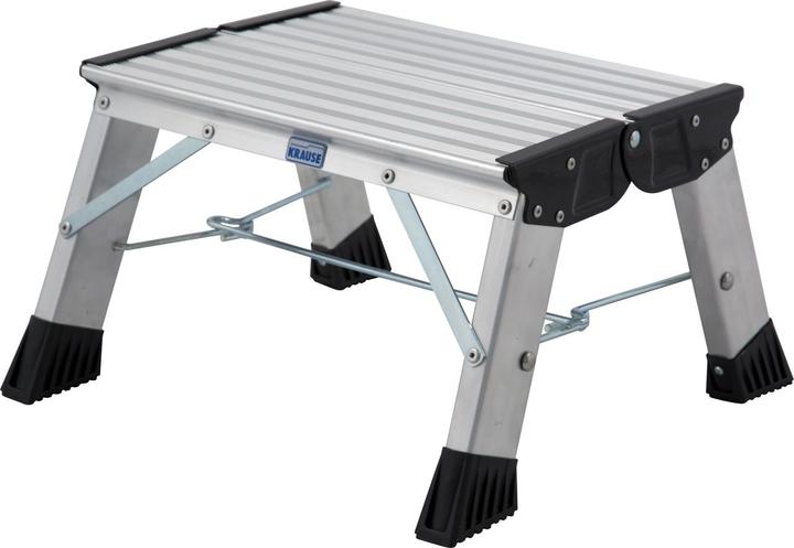 Krause 130327 Tritthocker Aluminium Aluminium (Trittleiter, 35 cm)