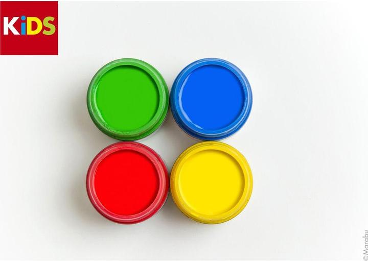 Actual product image Marabu Finger paint (Yellow, Red, Blue, Green, 100 ml)