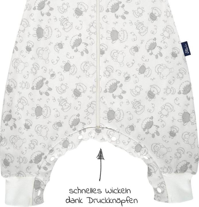 Produktbild Alvi Schlafsäcke Sommer-Schlafsack mit Füssen / Sleep-Overall Light / (100 cm)