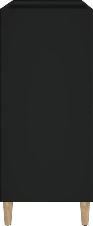Image du produit vidaXL Plattenschrank Schwarz 84,5x38x89 cm Holzwerkstoff