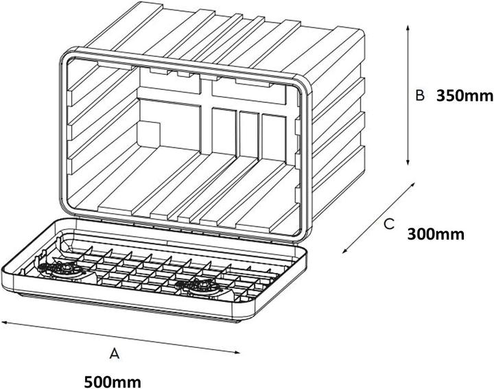 Actual product image Daken Lorry storage box