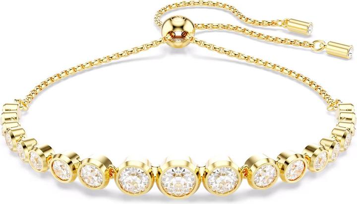 Image du produit Swarovski Imber Tennis Armband Gemischte Rundschliffe Weiss Gold (24 cm, Métal Swarovski)