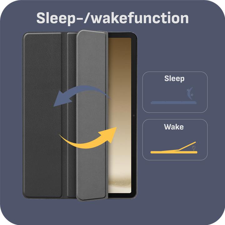 Actual product image Cazy Premium Smart Cover Compatible with Samsung Galaxy Tab A9+ - Protective Case Cover - Automatic (Galaxy Tab A9+)