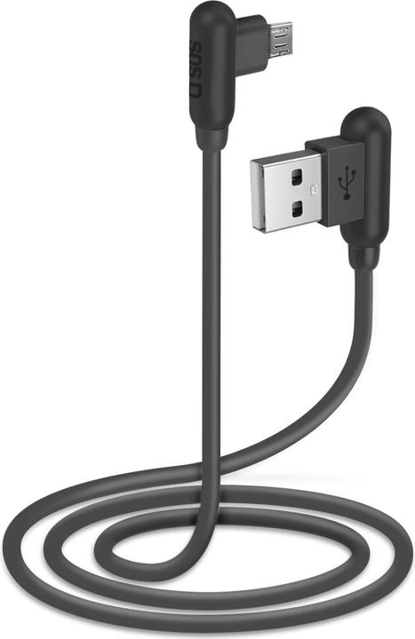 Produktbild SBS Micro-USB-Kabel mit 90°-Anschlüssen (1 m, USB 2.0)