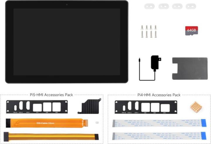 Produktbild WaveShare 1280x800 10.1inch Touch LCD Display für Raspberry Pi