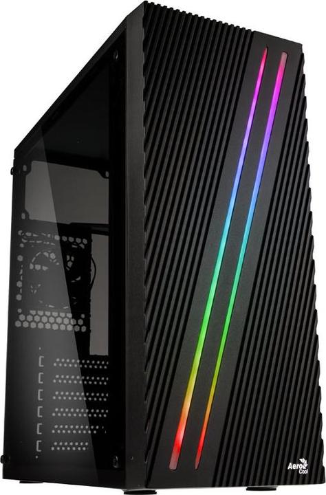 Image du produit AeroCool STREAK RGB Midi-Tower - fenêtre noire (ATX, mATX, Mini-ITX)