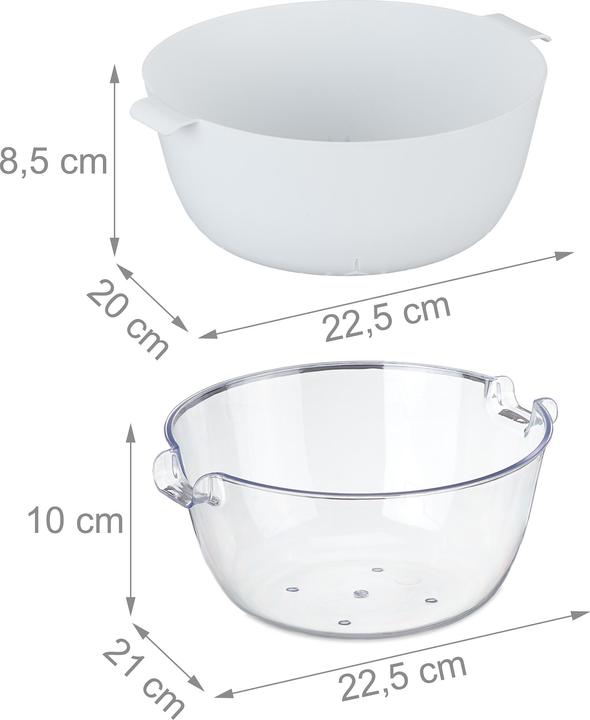 Produktbild Relaxdays Siebschüssel (22.50 cm)