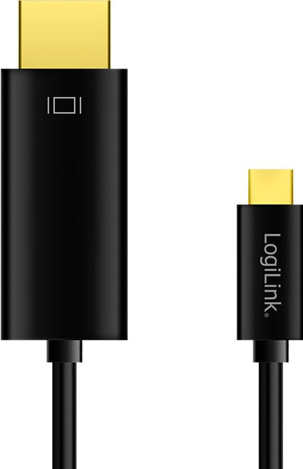 Produktbild LogiLink USB Typ C — HDMI (Typ A) (3 m)