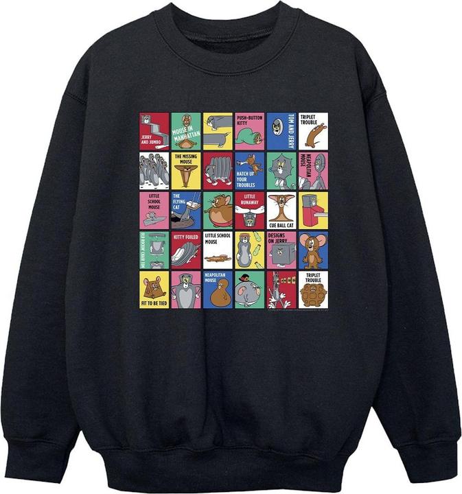 Produktbild Tom & Jerry Grid Squares Sweatshirt Mädchen (140, 146)