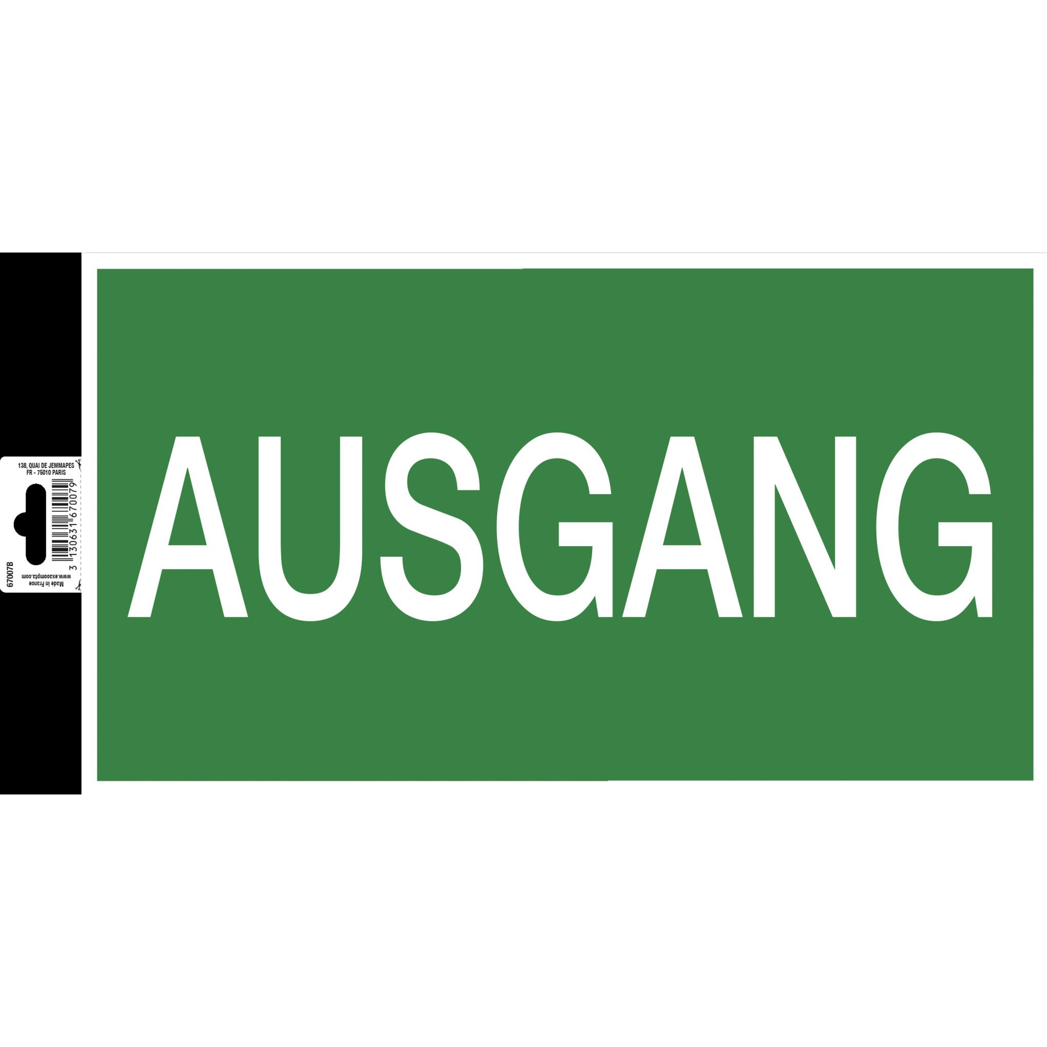 Exacompta, Hausnummer + Türschild, Hinweisschild