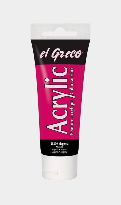 Actual product image Kreul el Greco Acrylic 75ml (Magenta, 75 ml)