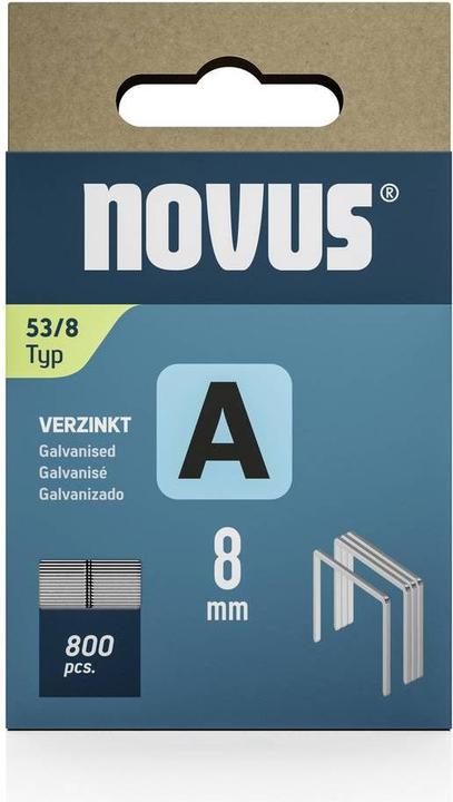 Produktbild Novus Feindrahtklammern A 53 8mm 800 Stk.