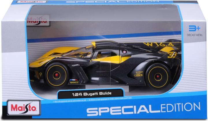 Image du produit Maisto Bugatti Bolide, jaune 1:24 modèle de voiture