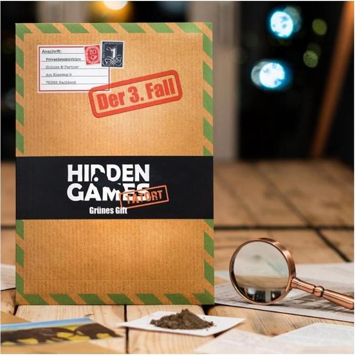 Actual product image Hidden Games Crime Scene Case 3 Green Poison Escape Room Game (German)