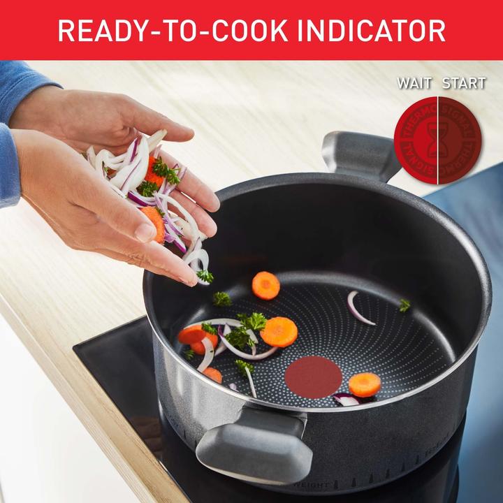 Actual product image Tefal - SoLight - Koookpan - 24CM - 4,6L - Inductie (Frying pan, Aluminium)