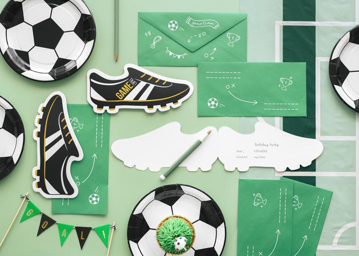 Actual product image Partydeco Invitations soccer (6pcs) (6 pcs.)
