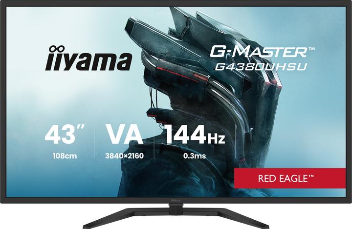 Produktbild iiyama 43" G-Master G4380UHSU-B2 (3840 x 2160 Pixel, 42.50")
