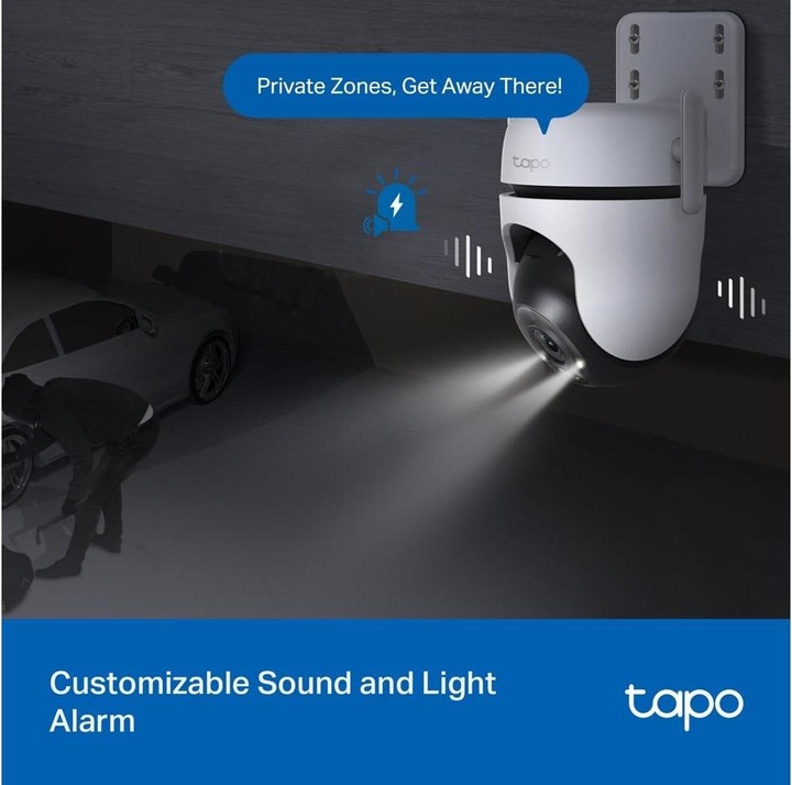 Immagine prodotto TP-Link Tapo C520WS 4MP 360° telecamera per esterni MicroSD (2560 x 1440 Pixels)