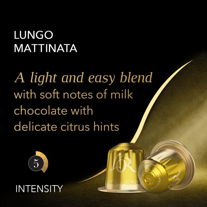 Actual product image L’OR Espresso Coffee capsules Espresso Lungo Mattinata 10 pieces (10 x Port.)