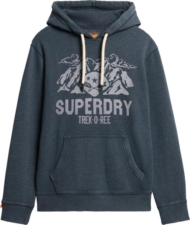 Immagine prodotto Superdry Lo-Fi Outdoor locker geschnittenes, einfarbiges Hoodie (XL)