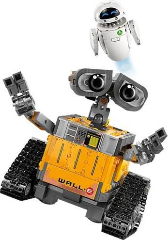 Actual product image LEGO Wall-E and Eve (43279, LEGO Disney)