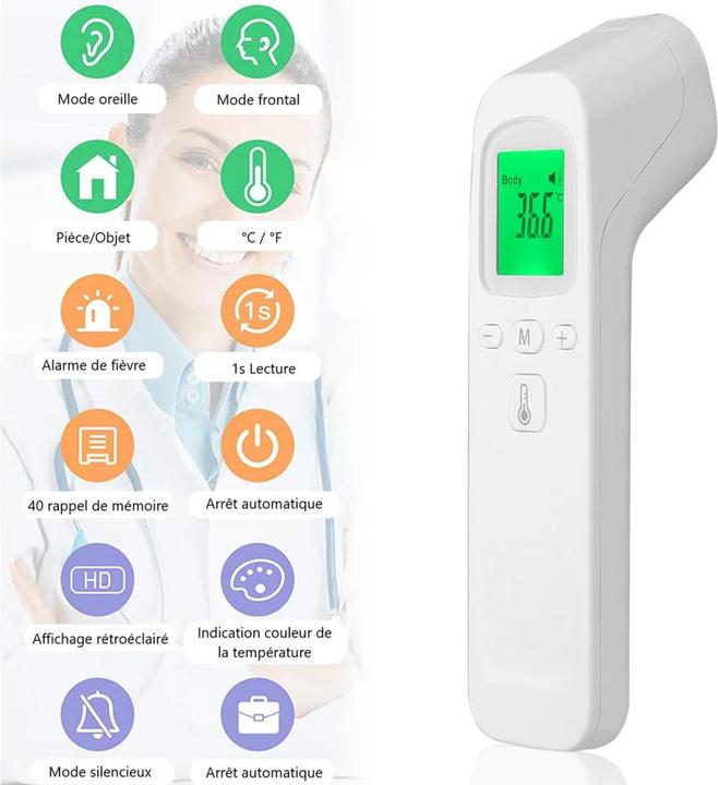 Actual product image Platyne Non-contact infrared thermometer