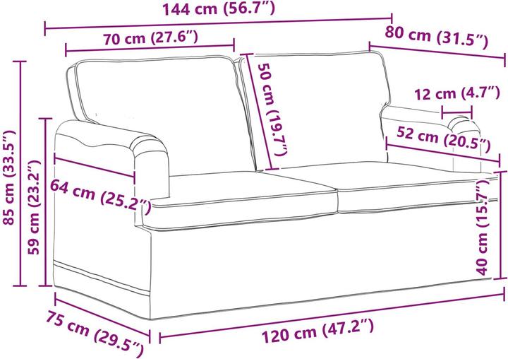 Image du produit vidaXL Modulare Sitzmöbel (Canapé d’angle)