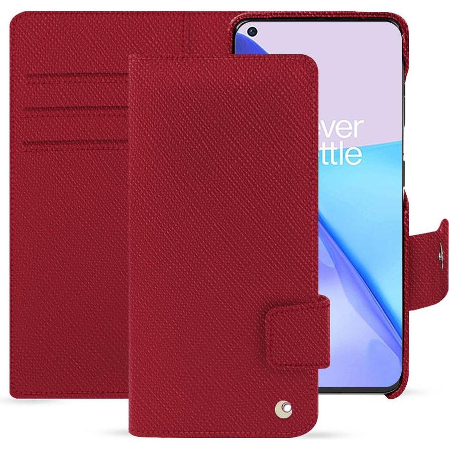 Noreve Lederschutzhülle OnePlus 11 (OnePlus 11), Smartphone Hülle, Rot
