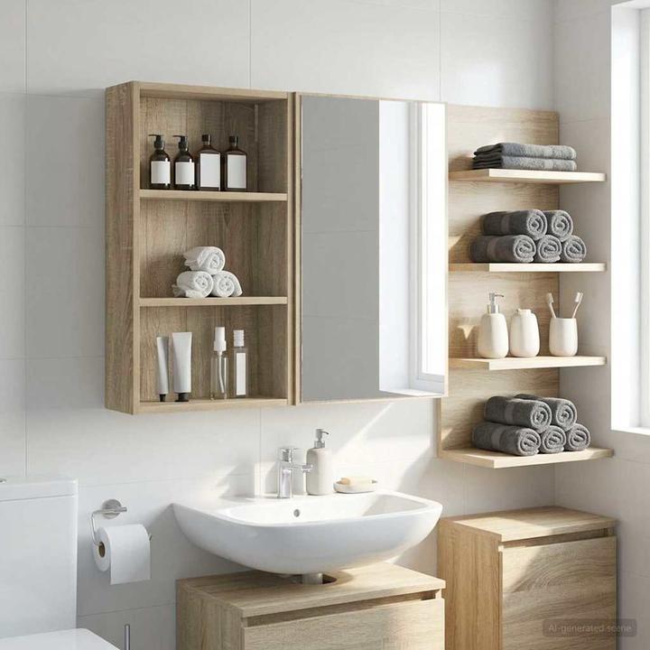 Produktbild vidaXL Badezimmerschrank (40 x 14 x 70 cm)
