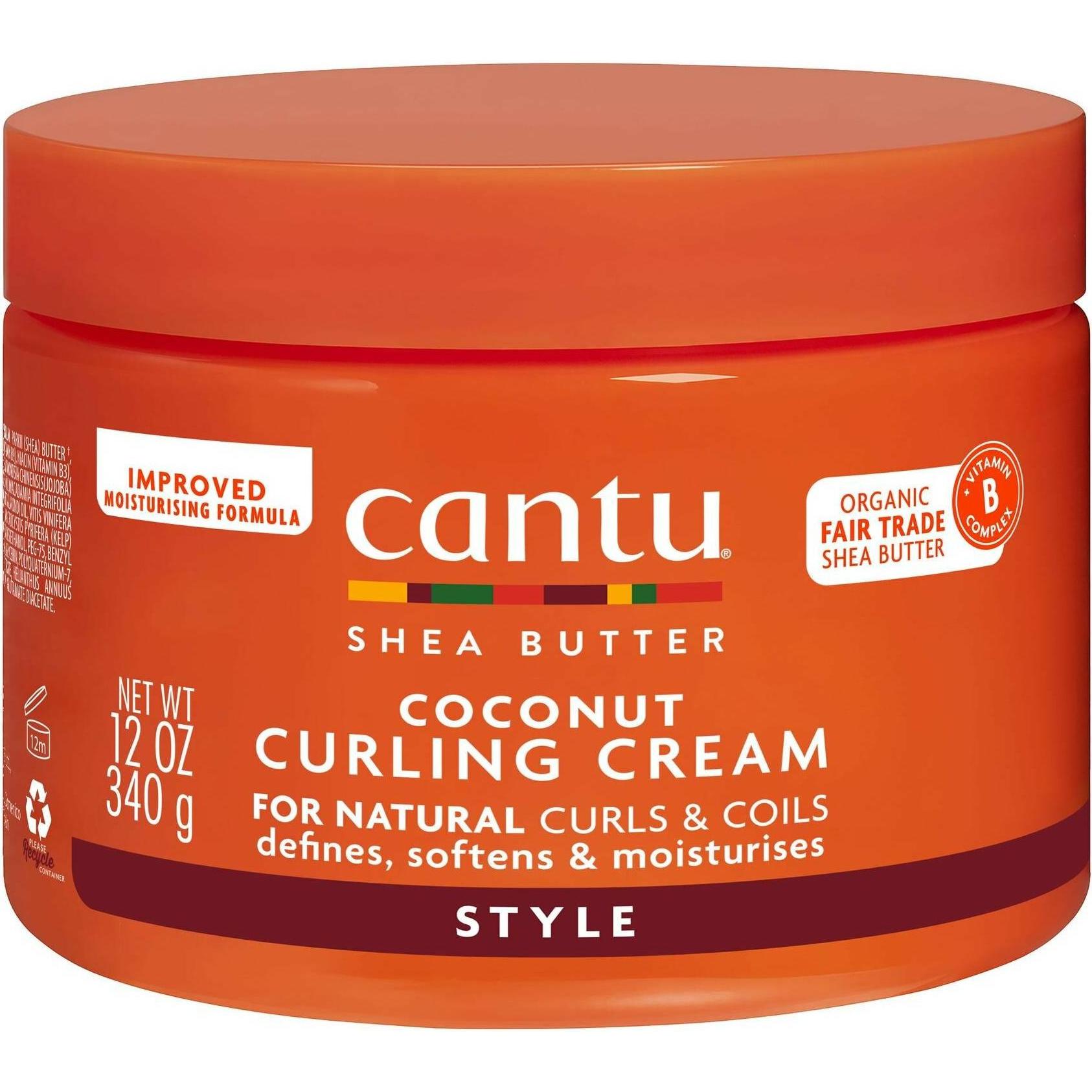 Cantu, Gel per capelli, Crema per riccioli al cocco (Crema per capelli, 340 ml)