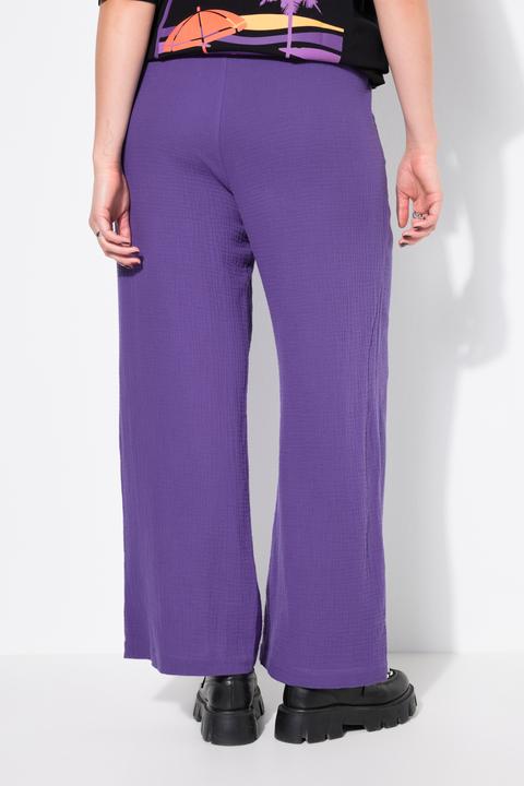 Produktbild Studio Untold Hose, wide Legs, Musselin, Elastikbund (58)