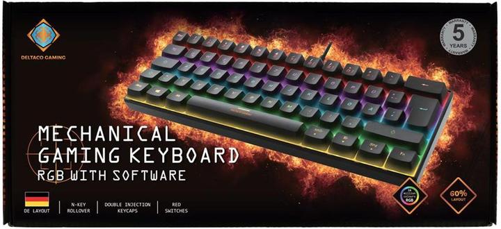 Actual product image Deltaco Gaming GAM-075 (DE, Cable)