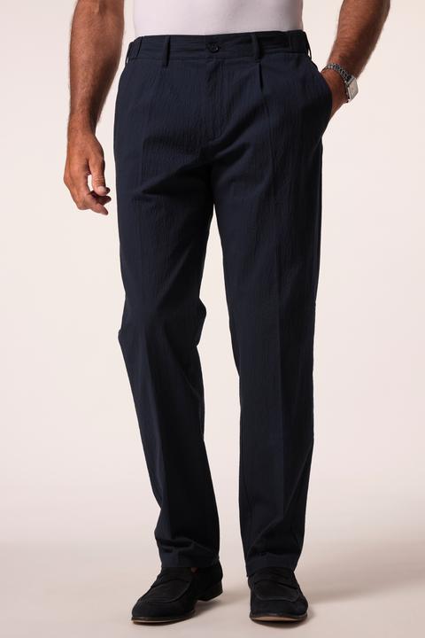 Image du produit JP1880 Pantalon JP 1880 en seersucker, taille élastique, coupe Regular Fit - jusqu'à la taille 74 (70)