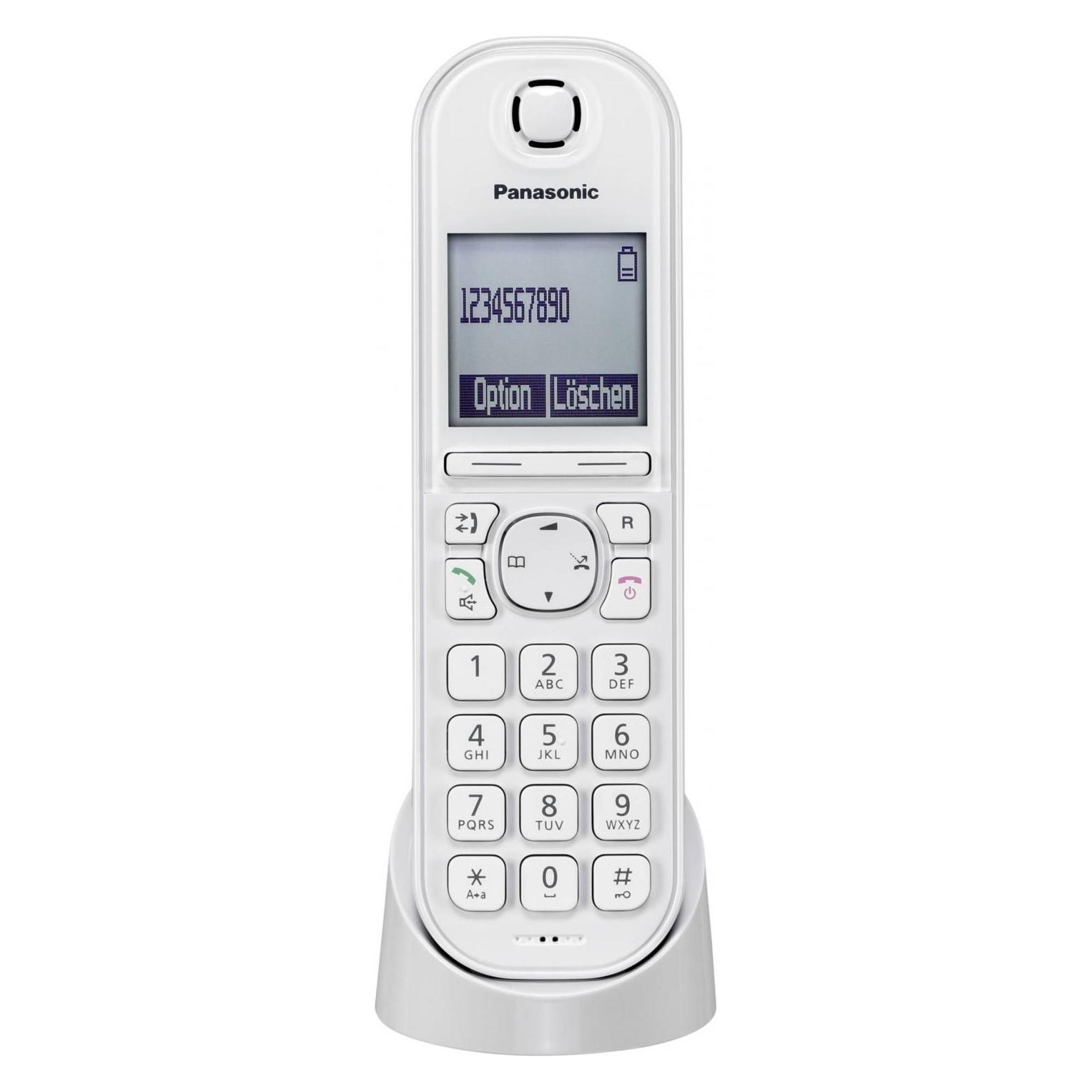 Panasonic KX-TGQ200GW, Telefoon, Wit