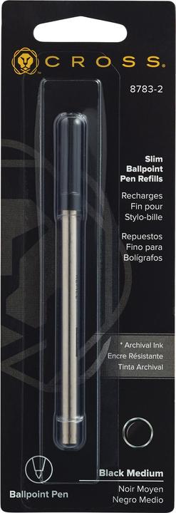 Produktbild Cross Kugelschreibermine Click M schwarz Blister (Nachfülleinheit, Schwarz)