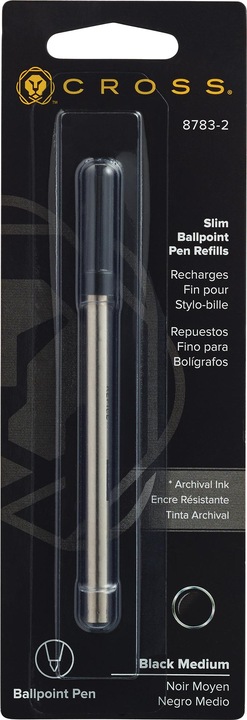 Actual product image Cross Biros refill Click M black blister (Refill unit, Black)