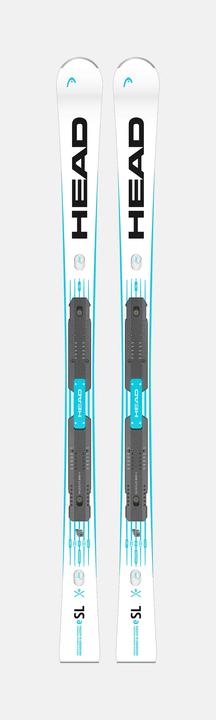 Image du produit Head Ski Wc Rebels E-sl Rp Evo 14 Wh/bl + FreeFlex 14 GW | 2026-165 (165 cm, Avec fixations)