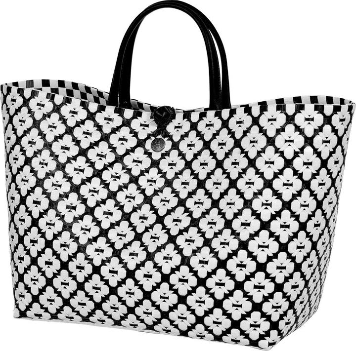 Actual product image Handed by Motif Bag Shopper L black with white pattern