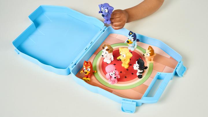 Actual product image Moose Bluey Play & Go Collectors Case
