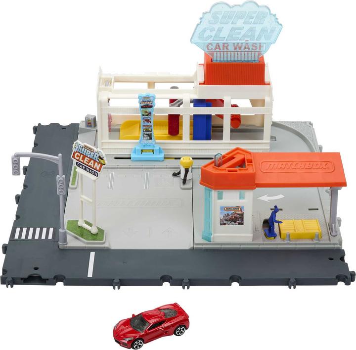 Productafbeelding Matchbox Action Drivers Super Car Wash Speelset