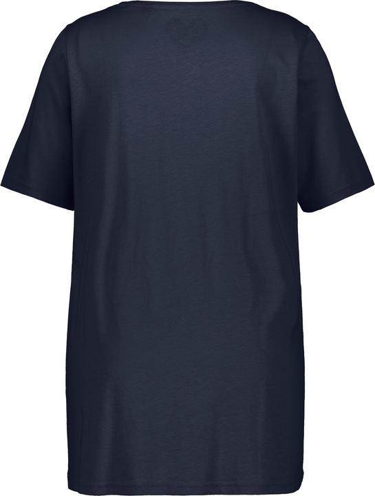 Actual product image Ulla Popken Essential Front Pleat Tee (50, 52)