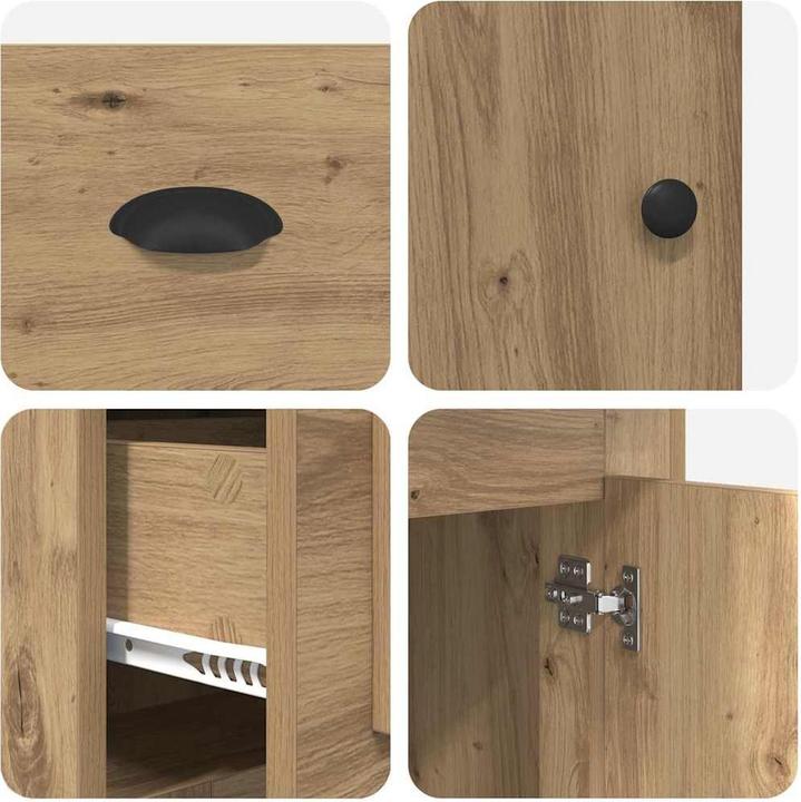 Actual product image vidaXL Moderner Schreibtisch (154.50 x 50 x 75 cm)