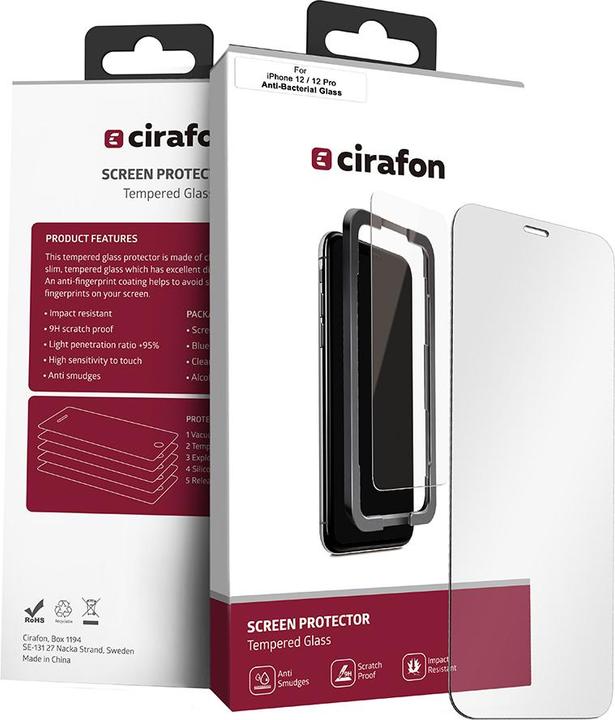 Cirafon CG-ASID-APH12 (1 Stück, Apple iPhone 12, Apple iPhone 12 Pro)