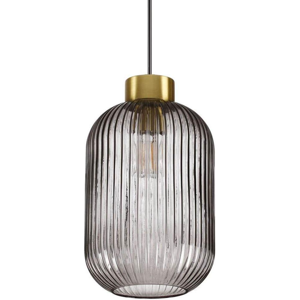 Ideal lux, Pendelleuchte, MINT Pendelleuchte E27 ⌀200mm dimmbar Rauchglas 237510 (E27)
