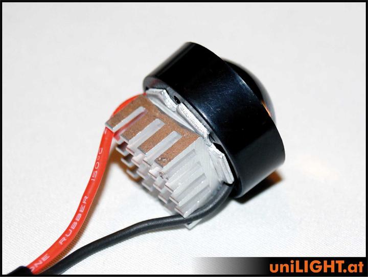 Produktbild Unilight 4w strahler, konvex 60°, weiss