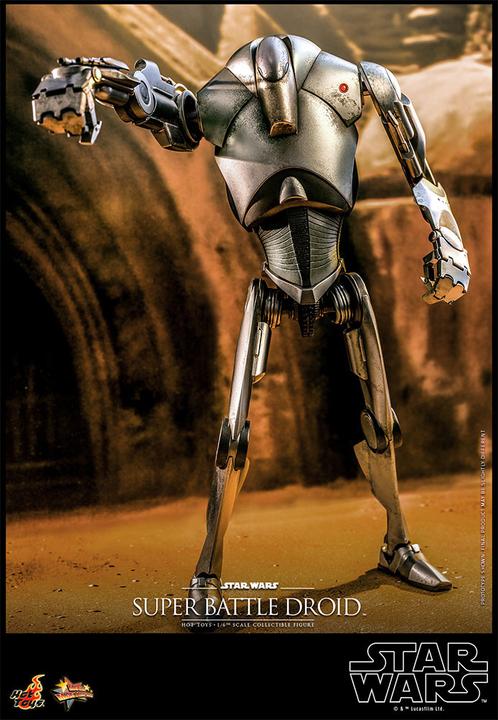 Actual product image Hot Toys Star Wars: Episode II figurine 1/6 Super Battle Droid 32 cm